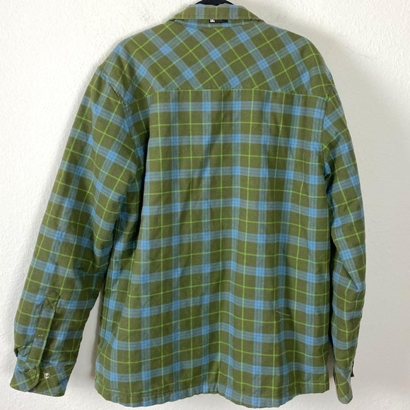 Vintage 90s DC Skate Grunge Quilted Flannel Jacket Size Large XL - Picture 3 of 12